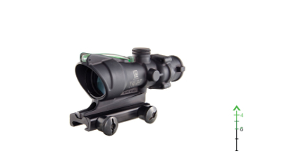 Приціл оптичний TRIJICON ACOG 4x32 BAC Dual Illuminated Green Chevron .223/5.56 BDC