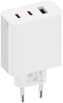 Зарядное устройство Xiaomi 67Вт GaN Charger 2 х USB Type-C - 1 x USB Type-A 2C1А BHR7493EU (6941812737941)