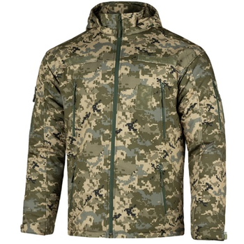 Куртка зимняя Vik-Tailor SoftShell Max-Heat ММ-14 (пиксель ЗСУ) 54