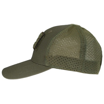 Бейсболка MIL-TEC Net Baseball Cap Olive з сіткою