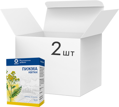 Упаковка фіточаю Віола Пижми квітки 75 г x 2 шт (4820085408258)