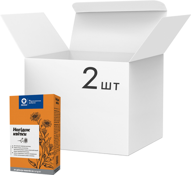 Упаковка фіточаю Віола Нагідок квітки 20 пакетиків по 1.5 г x 2 шт (4820241313501)