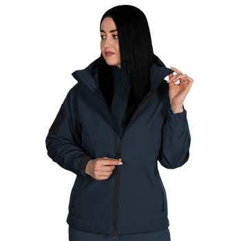 Жіноча куртка Stalker SoftShell Темно-синя (7443), M