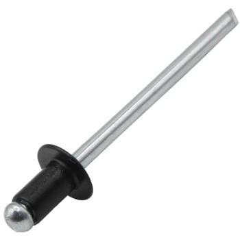 Заклепка з пласкою головкою DIN7337 4х8 Al/St RAL9005 3,0-5 К Steelfix 100 шт (123951)