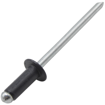 Заклепка з пласкою головкою DIN7337 4х8 Al/St RAL7024 3,0-5 І Steelfix 500 шт (135656)