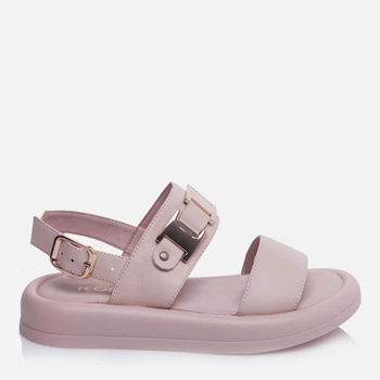 Женские сандалии кожаные Teona 403 39 25 см Розовые (ROZ6501034541)