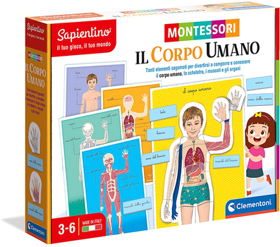 Gra planszowa Clementoni Montessori The Human Body (8005125163731)