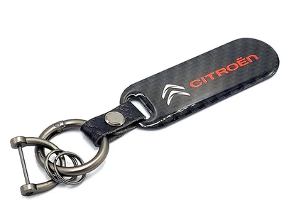 Брелок для ключей Carbon с карабином CITROEN