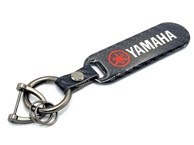 Брелок для ключей Carbon с карабином YAMAHA