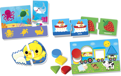 Gra planszowa Clementoni Montessori Baby First Games (8005125164158)