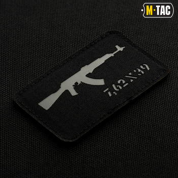 Нашивка M-Tac AKM 7,62 х39 Laser Cut Black/Grey