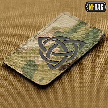 Нашивка M-Tac Трикветр Laser Cut Multicam/Black