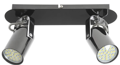 Светильник спот Brille HTL-172/2 GU10 BK (26-397)