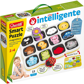 Zabawka edukacyjna Quercetti Smart Puzzle First Colors and Words (8007905002315)
