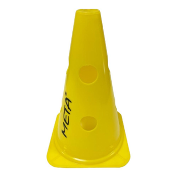 Конус для тренувань з отворами Meta Cone Marker with holes 2.0 жовтий Уні 23 см 1800914200