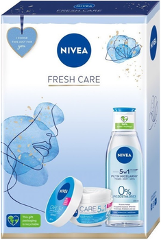 Zestaw dla kobiet Nivea Fresh Care Krem do twarzy 100 ml + Płyn micelarny 200 ml (9005800361581)