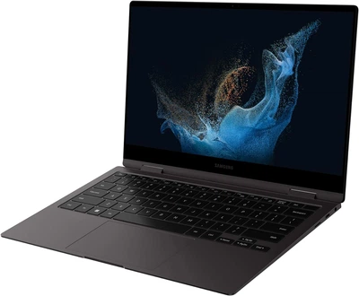 Ноутбук Samsung Galaxy Book2 Pro 360 5G 13.3" AMOLED 1920x1080 60 Гц / Qualcomm Snapdragon 8cx Gen 3 3.0 ГГц / Qualcomm Adreno 690 / RAM 16 ГБ / LPDDR4X / SSD 256 ГБ / ОС Windows 11 Home / Вага 1.04 кг (NP935QNA-KA2TT)