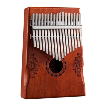 Калимба Hluru Huashu KHD17 Lotus Mahogany Red (17 язычков, красное дерево)