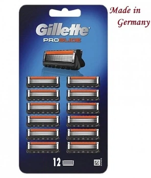 Сменные картриджи для бритья (лезвия кассеты) мужские Gillette ProGlide 12 шт NEU
