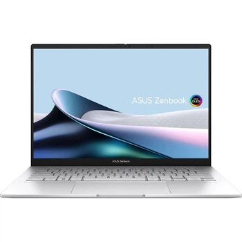 Ноутбук ASUS 14 Zenbook 14 OLED UX3405CA-QL293 WUXGA OLED 60Hz/Intel U7-255H/32GB/1TB/Intel Arc/DOS/Foggy Silver (90NB14W4-M00BH0)