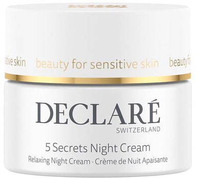 Krem na noc do twarzy Declare Stress Balance 5 Secrets Night Cream 50 ml (9007867007853)