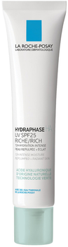 Krem nawilżający La Roche Posay Hydraphase HA UV SPF 25 Rich 40 ml (3337875846097)