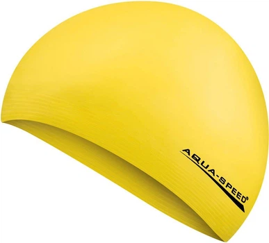 Шапка для плавания Aqua Speed SOFT LATEX 5731 желтый Уни OSFM
