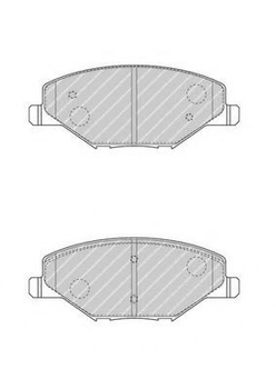 Тормозные колодки дисковые Ferodo (FDB4590)