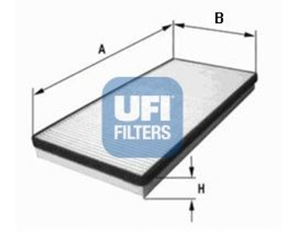 Фільтр, повітря у внутрішній простір UFI (5311400)