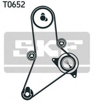 Комплект ременя ГРМ SKF (VKMA02383)