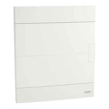 Щит врізний Schneider Electric Easy9 EU 2 ряди 24 модулі з білими дверима (EZ9EUB212)