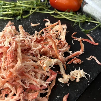 Стружка кальмара со вкусом краба 100г снеки