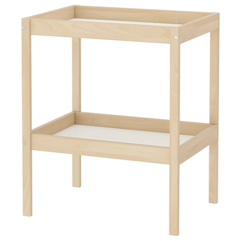 Пеленальный стол IKEA SNIGLAR бук белый 72x53 см, 200.452.05