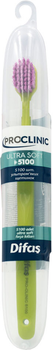 Зубная щетка Difas PRO-Clinic Ultra Soft 5100 в дорожном кейсе Салатово-розовая (512063_салатово-розовый)