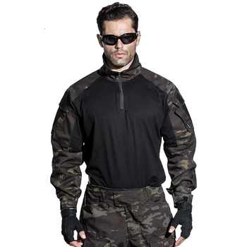 Тактична сорочка Emerson G3 Combat Shirt Camo Black - XL