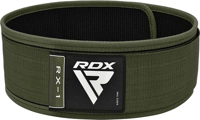 Пояс для тяжелой атлетики RDX RX1 Weight Lifting Belt L Army Green (WBS-RX1AG-L)