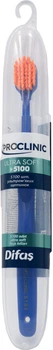 Зубна щітка Difas PRO-Clinic Ultra Soft 5100 в дорожньому кейсі Світло-синя з помаранчевим (512063_світло-синій-помаранчевий)