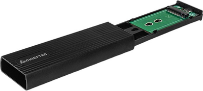 Kieszeń zewnętrzna Chieftec CEB-M2C-TL M.2 NVME/SATA USB 3.1 Type-C Black (CEB-M2C-TL)
