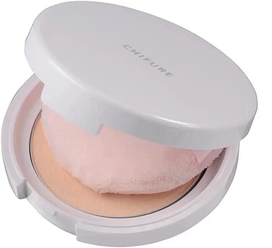 Компактная пудра Chifure Pressed Powder, #2 Pearly Lucent комплект с футляром, зеркалом, пуховкой 8,5 г