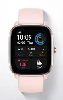Смарт-годинник Amazfit GTS 4 Mini Flamingo Pink Українське меню