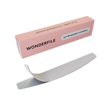 Сменные файлы для пилки Wonderfile 162x24 см 180 грит полумесяц на мягкой основе 20 шт