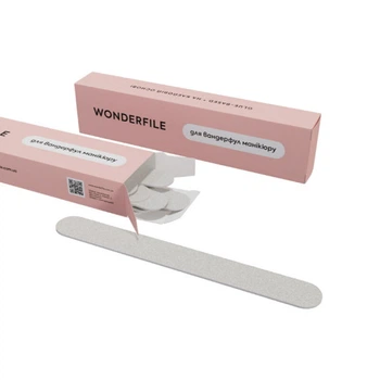 Сменные файлы для пилки Wonderfile 16x1.8 см 180 грит прямые на мягкой основе 20 шт