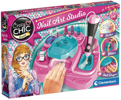 Zestaw do manicure Clementoni Crazy Chic Nail Art Studio (8005125187300)