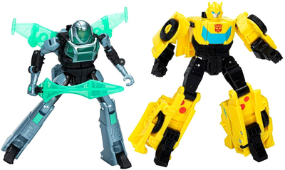 Zestaw figurek Hasbro Transformers Earthspark Cyber Combiner Bumblebee and Mo Malto 2 szt (5010996195807)