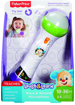 Мікрофон Fisher-Price Laugh & Learn Baby Rock (0887961438529)