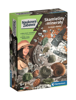 Zestaw do eksperymentów naukowych Clementoni Fossils & Minerals (8005125508662)