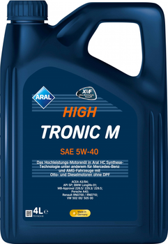 Моторна олива ARAL HighTronic M 5W-40 4 л