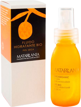 Nawilżający fluid do twarzy Matarrania Hydrating Fluid 100% Bio 60 ml (0691835337944)