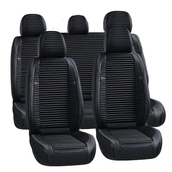 Чохли Накидки для сидінь Voin 3D Комплект Смужка Чорні (VD-220 Bk Full)