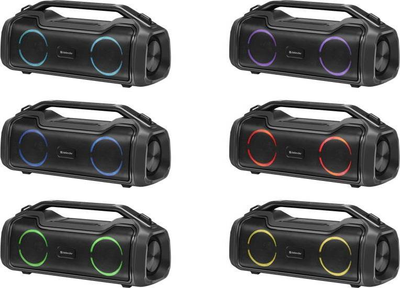 Портативная колонка Defender BEATBOX 50 Bluetooth 50W MP3/AUX/SD/USB/TWS/LED/IPX5/POWER BANK Черная (4745090820287)